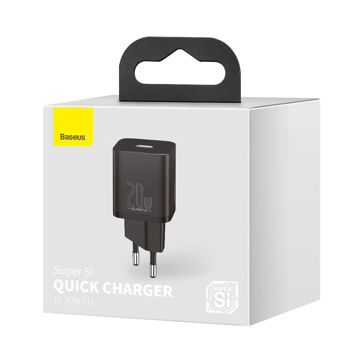 Купити Зарядний пристрій Baseus 1 Type-C 20W Чорний (CCSUP-B01) - фото 5
