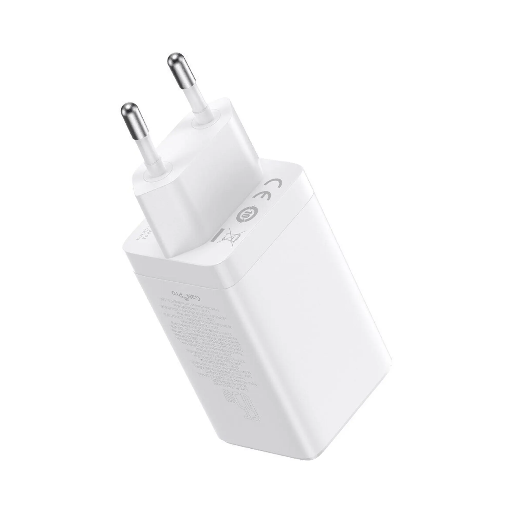 Купити Зарядний пристрій Baseus Baseus GaN5 Pro Fast Charger 2C U 65W EU White - фото 4