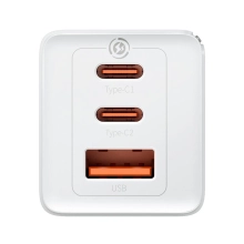 Купити Зарядний пристрій Baseus Baseus GaN5 Pro Fast Charger 2C U 65W EU White - фото 5