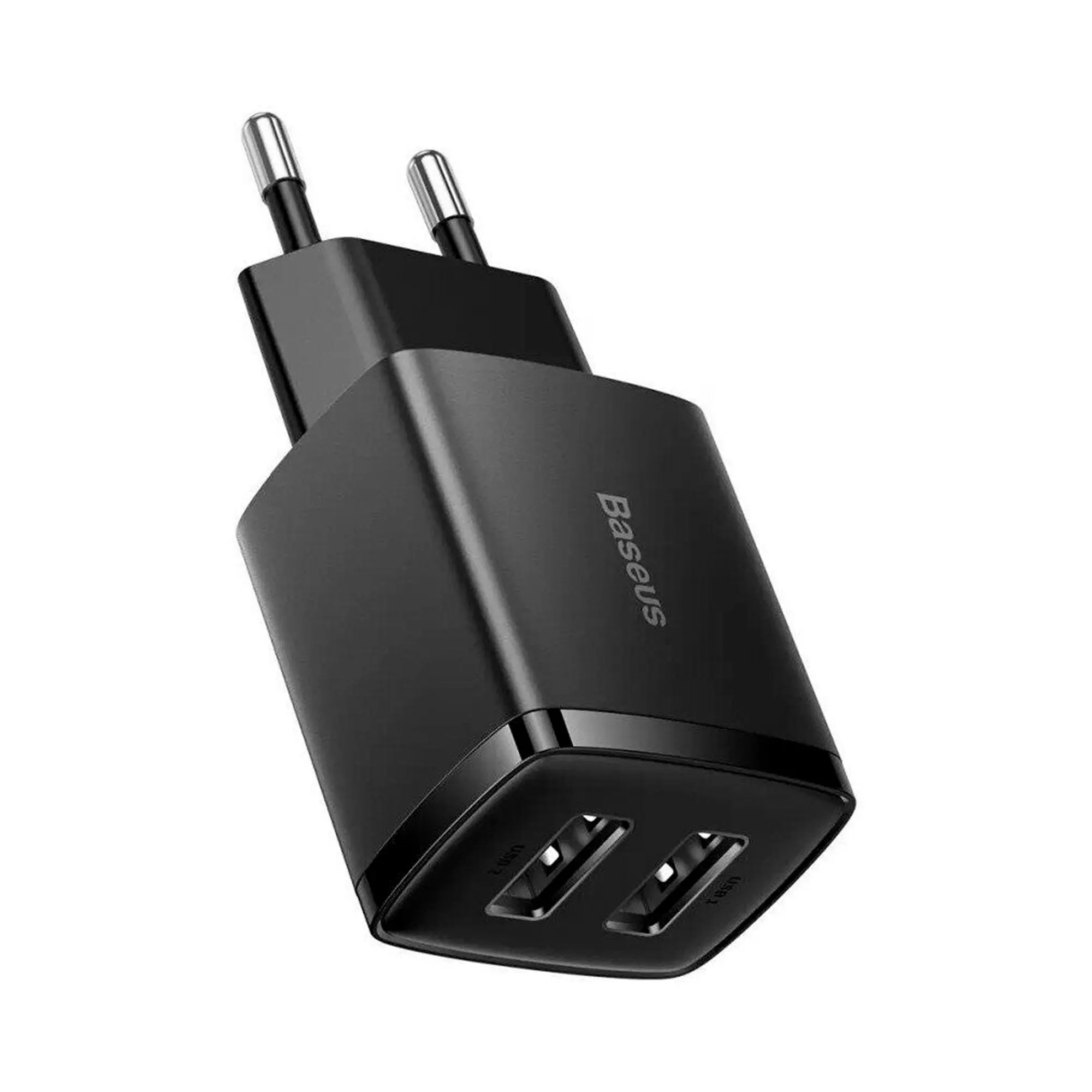 Купити Зарядний пристрій Baseus Compact Charger 2U 10.5W Black (CCXJ010201) - фото 1