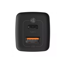 Купить Зарядное устройство для Baseus GaN2 Lite Quick Charger C U 65W EU Черный - фото 4