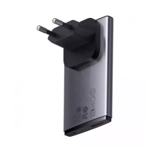 Купити Зарядний пристрій Baseus GaN5 Pro Ultra-Slim Fast Charger C U 65W (Overseas Edition) Gray - фото 3
