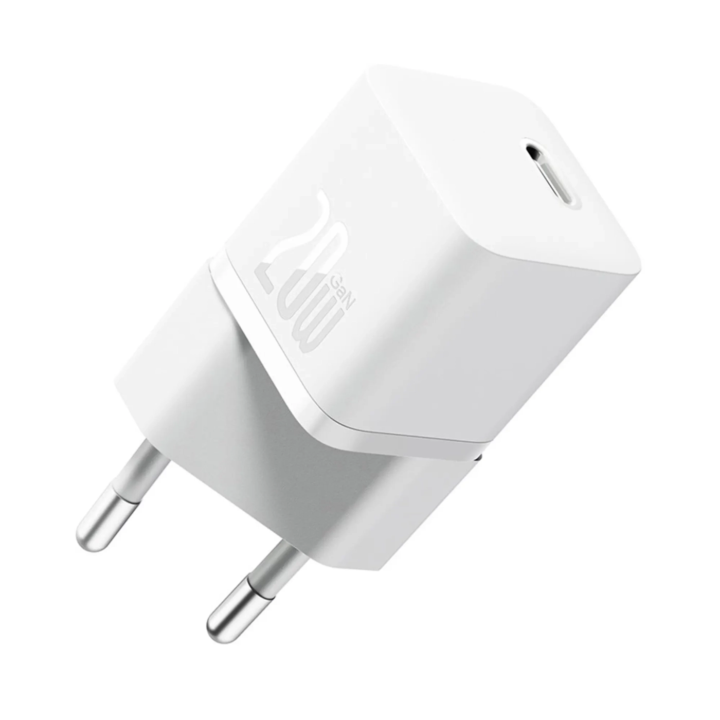 Купити Зарядний пристрій Baseus OS-Baseus GaN5 Fast Charger(mini) 1C 20W EU White - фото 1