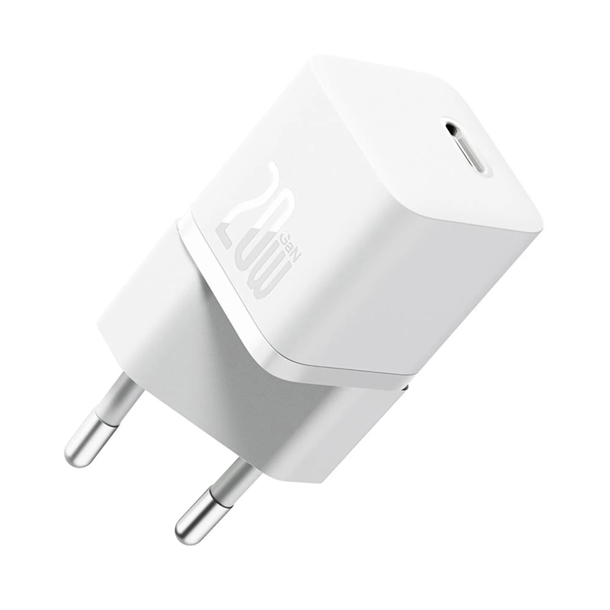 Купити Зарядний пристрій Baseus OS-Baseus GaN5 Fast Charger(mini) 1C 20W EU White - фото 1