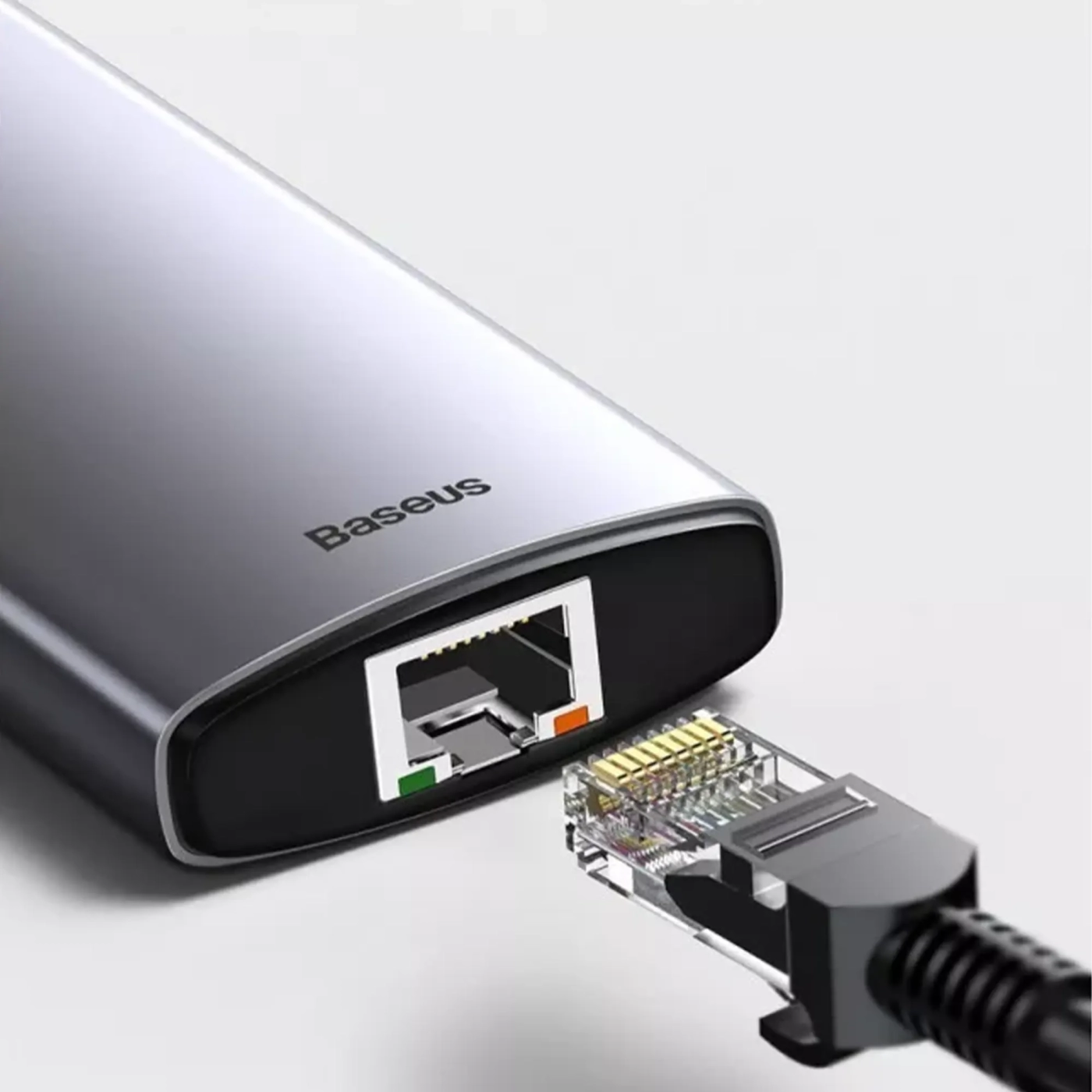 Купить Хаб Baseus Metal Gleam Series 6-in-1 Multifunctional (Type-C to HDMI/USB3.0/PD/RJ45) - фото 5