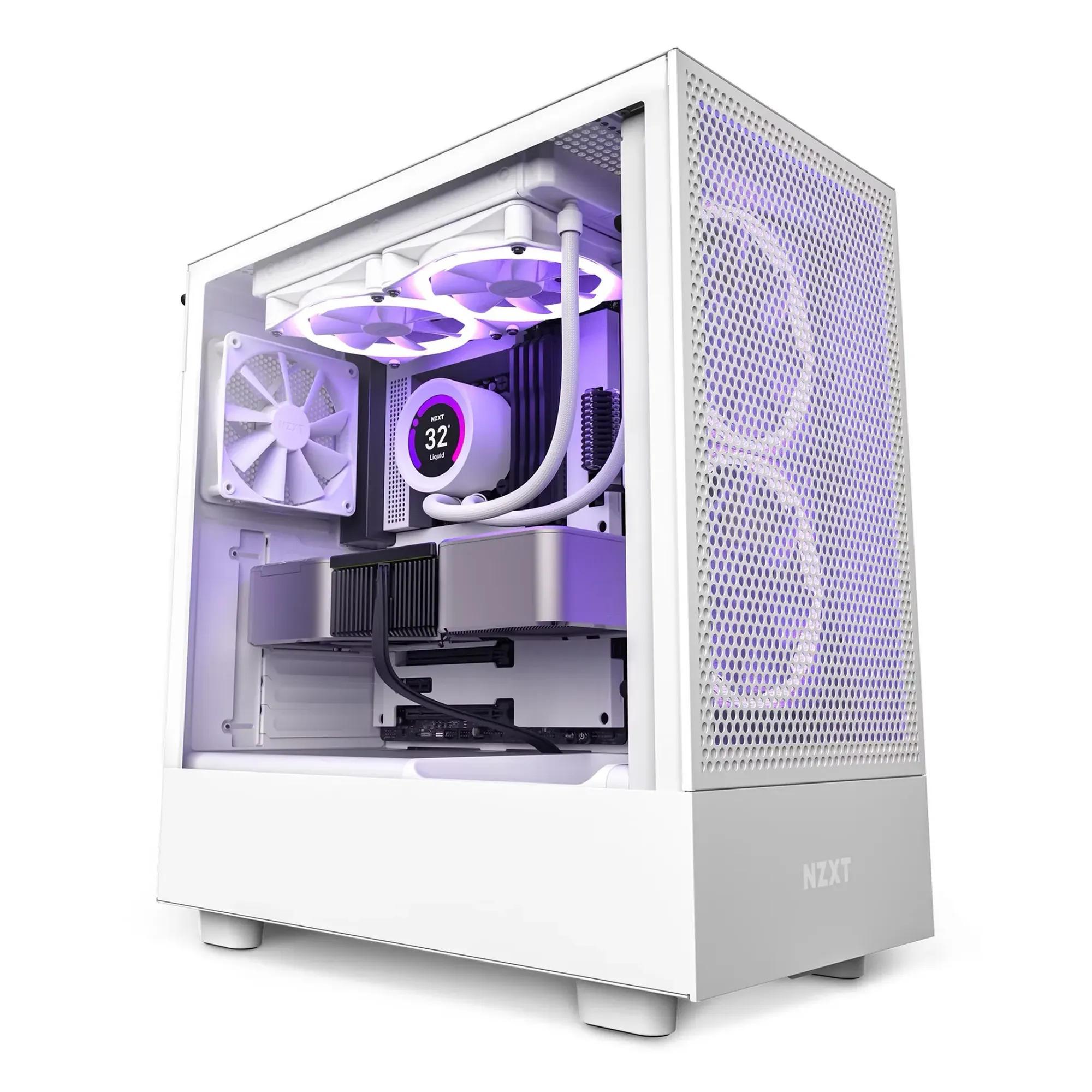 Купить Корпус NZXT H5 Flow Edition White (CC-H51FW-01) - фото 1
