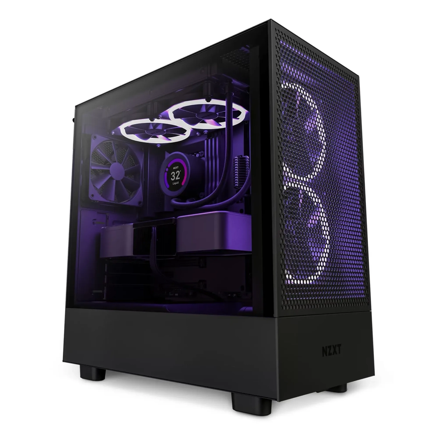 Купить Корпус NZXT H5 Flow Edition Black (CC-H51FB-01) - фото 1