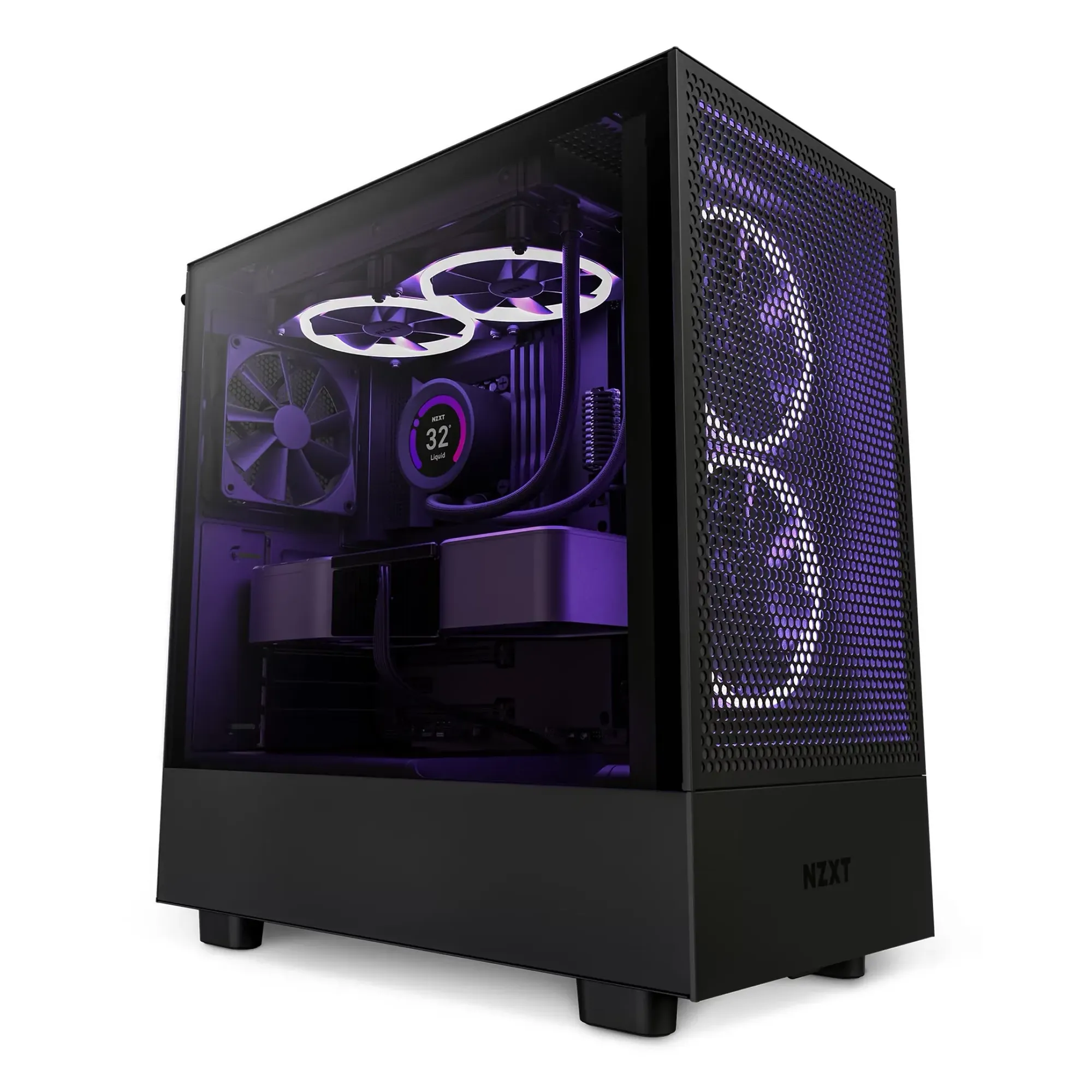 Купить Корпус NZXT H5 Flow Edition Black (CC-H51FB-01) - фото 1