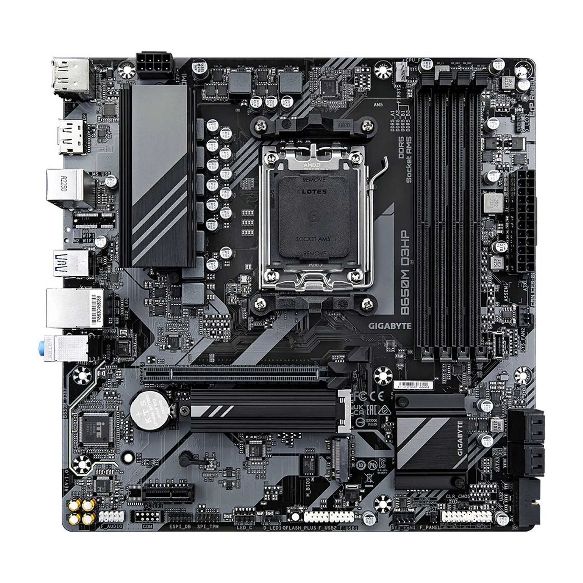Купити Материнська плата GIGABYTE B650M D3HP - фото 1