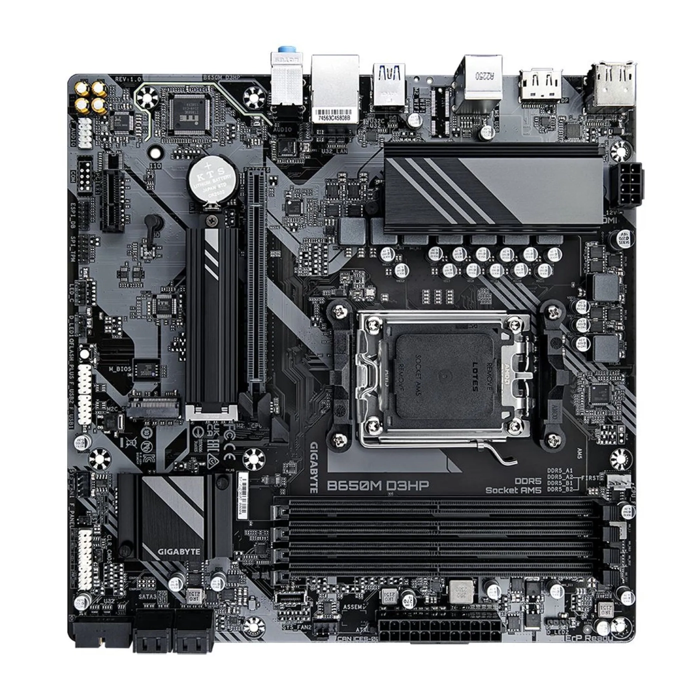 Купити Материнська плата GIGABYTE B650M D3HP - фото 3