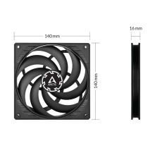 Купить Вентилятор Arctic P14 Slim PWM PST (ACFAN00268A) - фото 4