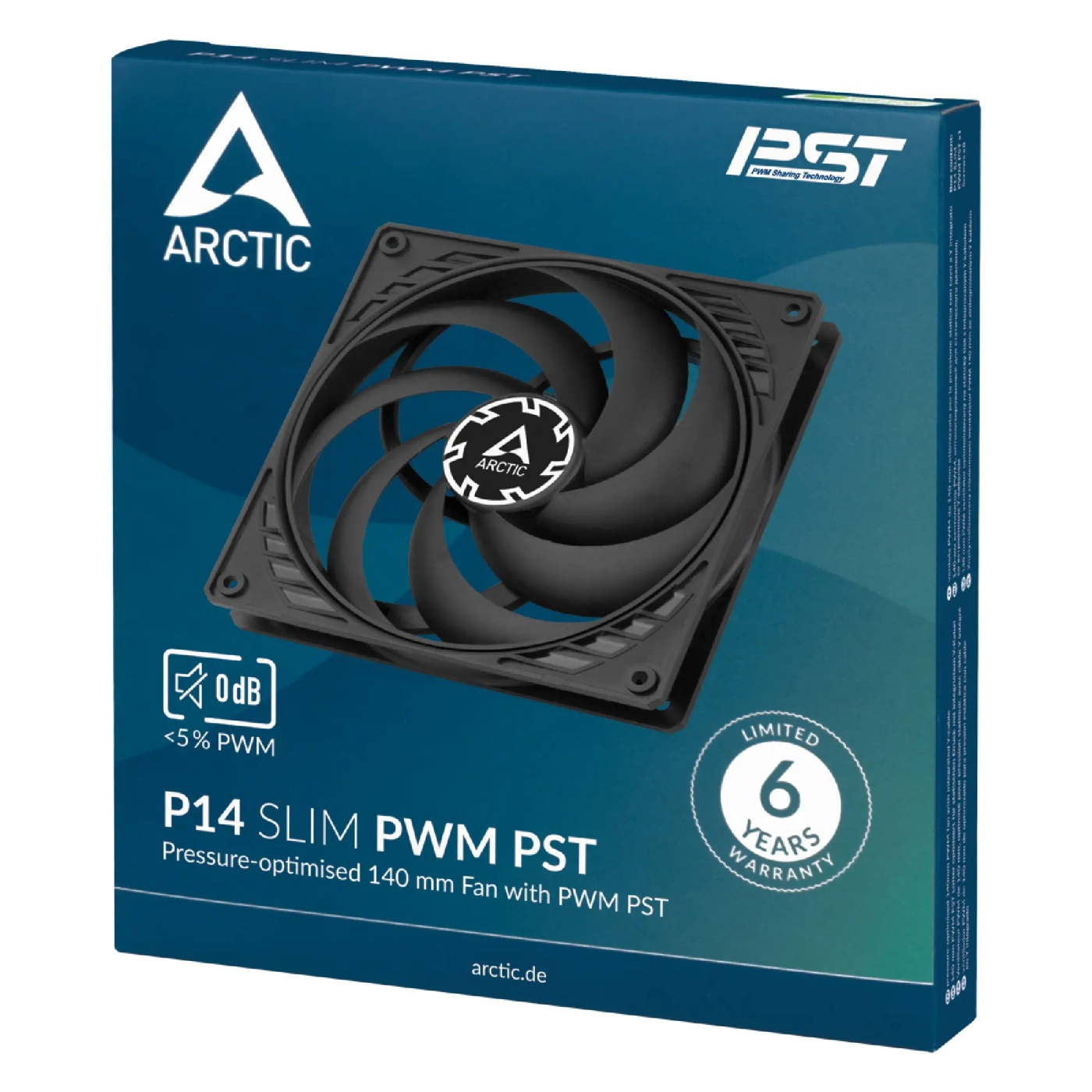 Купить Вентилятор Arctic P14 Slim PWM PST (ACFAN00268A) - фото 5