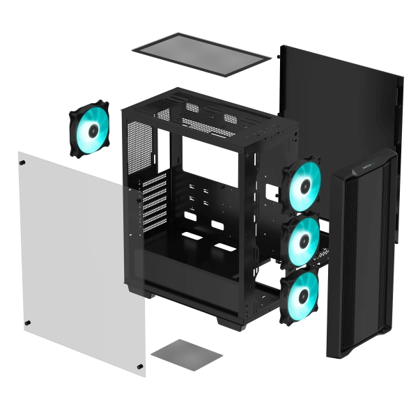 Купить Корпус DeepCool CC560 Black (R-CC560-BKGAA4-G-1) - фото 14