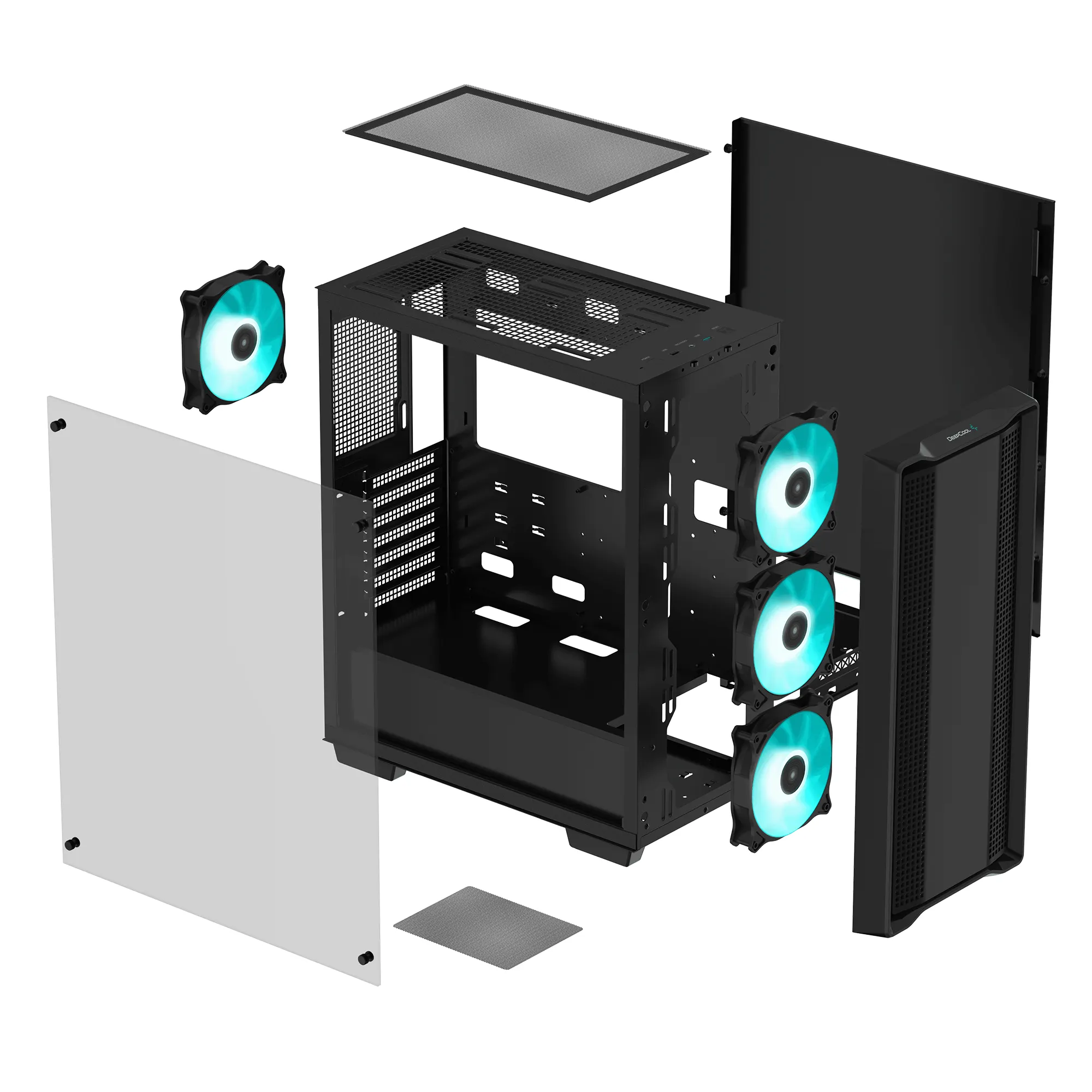 Купить Корпус DeepCool CC560 Black (R-CC560-BKGAA4-G-1) - фото 14