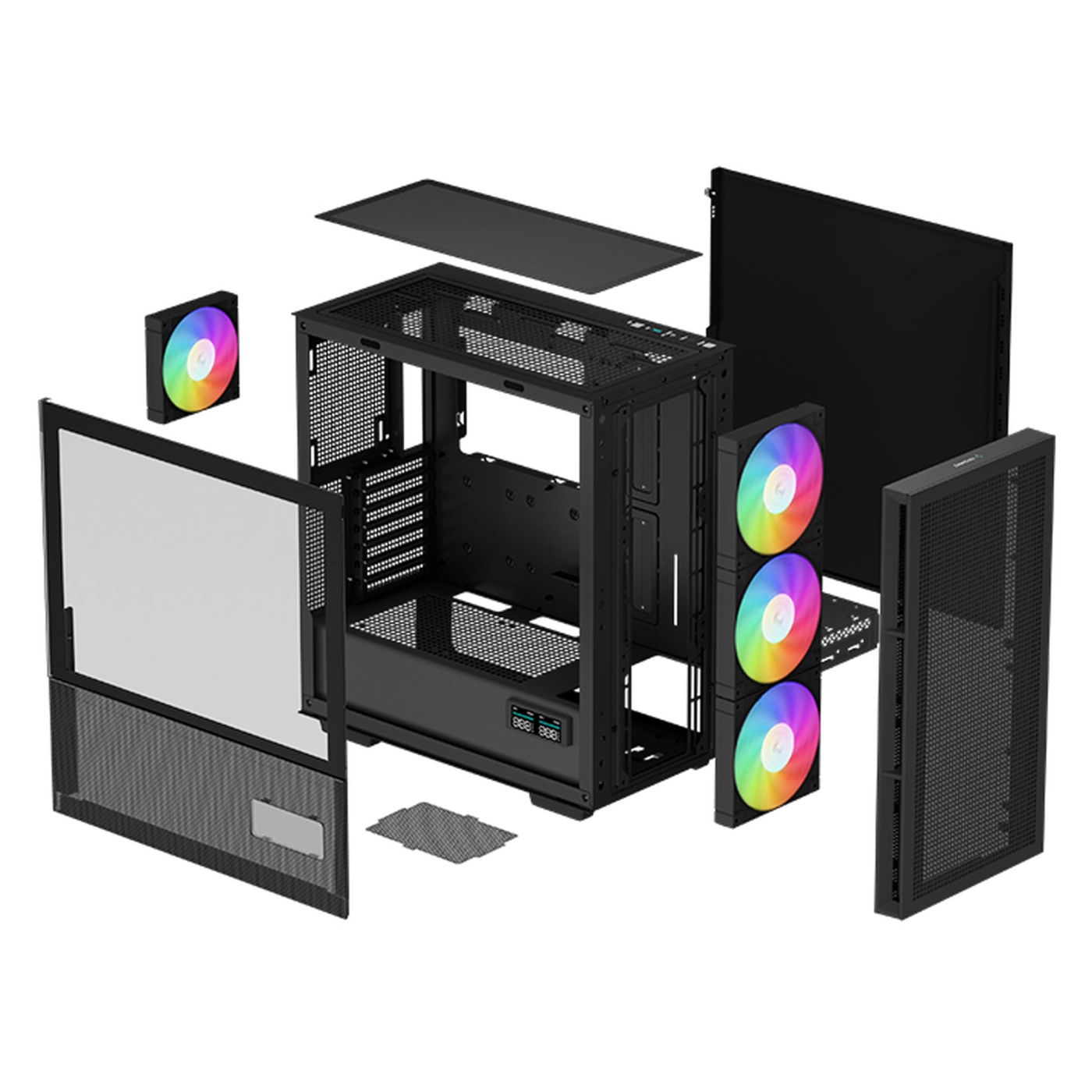 Купить Корпус DeepCool CH560 Digital Black (R-CH560-BKAPE4D-G-1) - фото 13