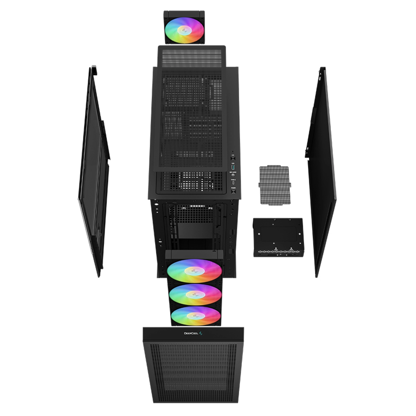 Купить Корпус DeepCool CH560 Digital Black (R-CH560-BKAPE4D-G-1) - фото 14