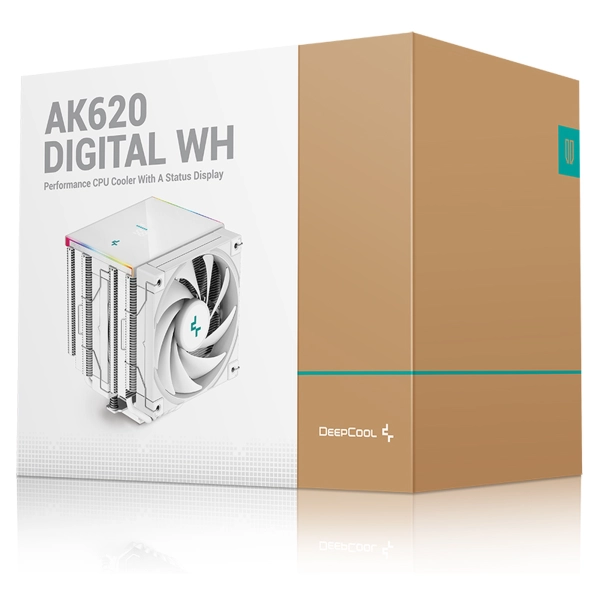 Купить Процессорный кулер DeepCool AK620 Digital White (R-AK620-WHADMN-G) - фото 10