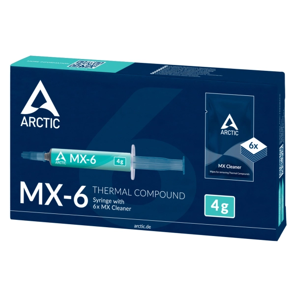Купить Термопаста Arctic MX-6 4g with 6 pcs MX Cleaner (ACTCP00084A) - фото 2