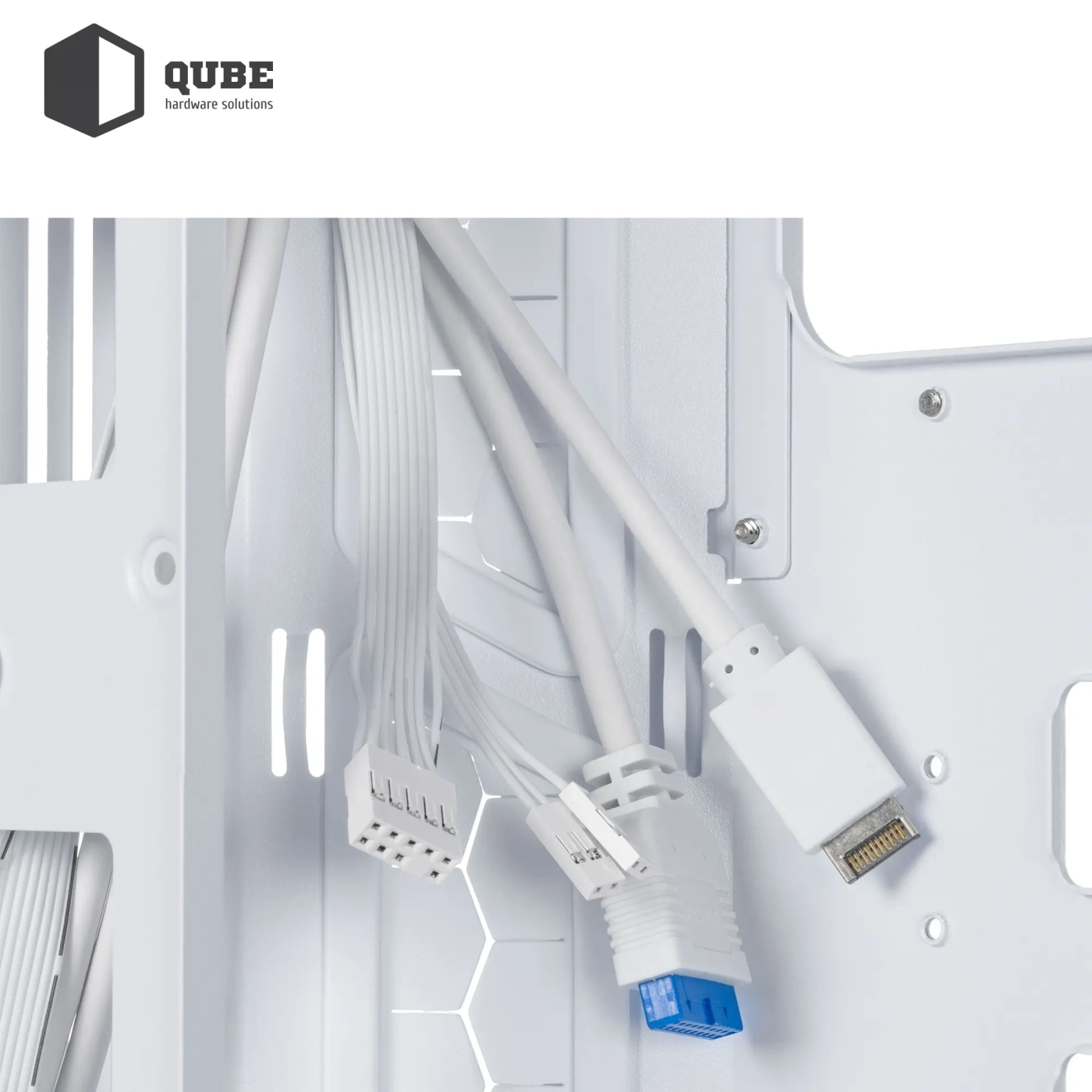 Купить Корпус QUBE F-TANK Full WHITE - фото 11
