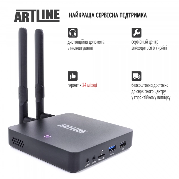Купить Смарт тв приставка медиаплеер ARTLINE TvBox KM6 - фото 3
