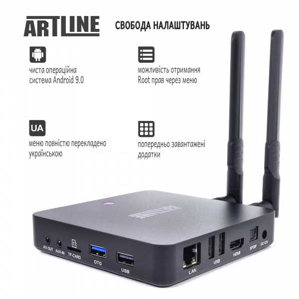 Купить Смарт тв приставка медиаплеер ARTLINE TvBox KM6 - фото 5