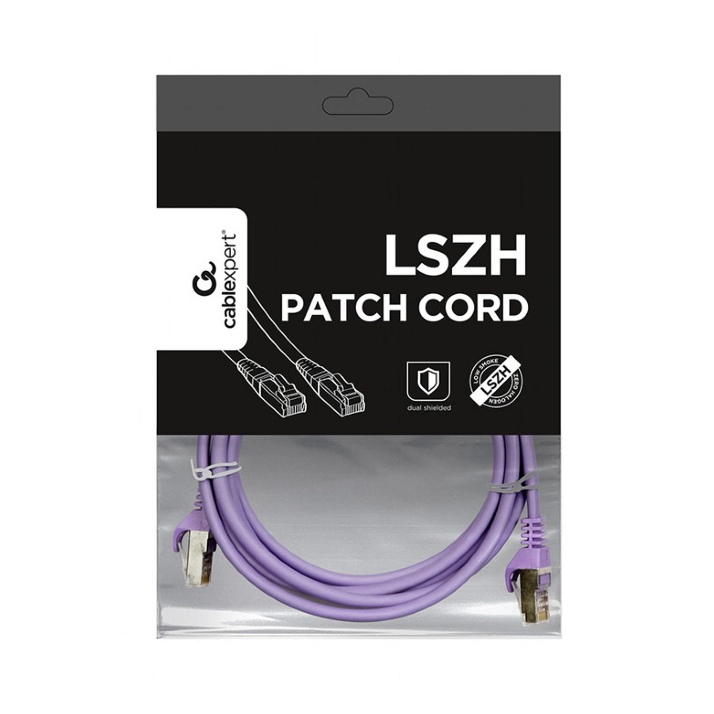 Купить Патч-корд Cablexpert 1м RJ-45 SSTP Cat 6a Фиолетовый (PP6A-LSZHCU-V-1M) - фото 2