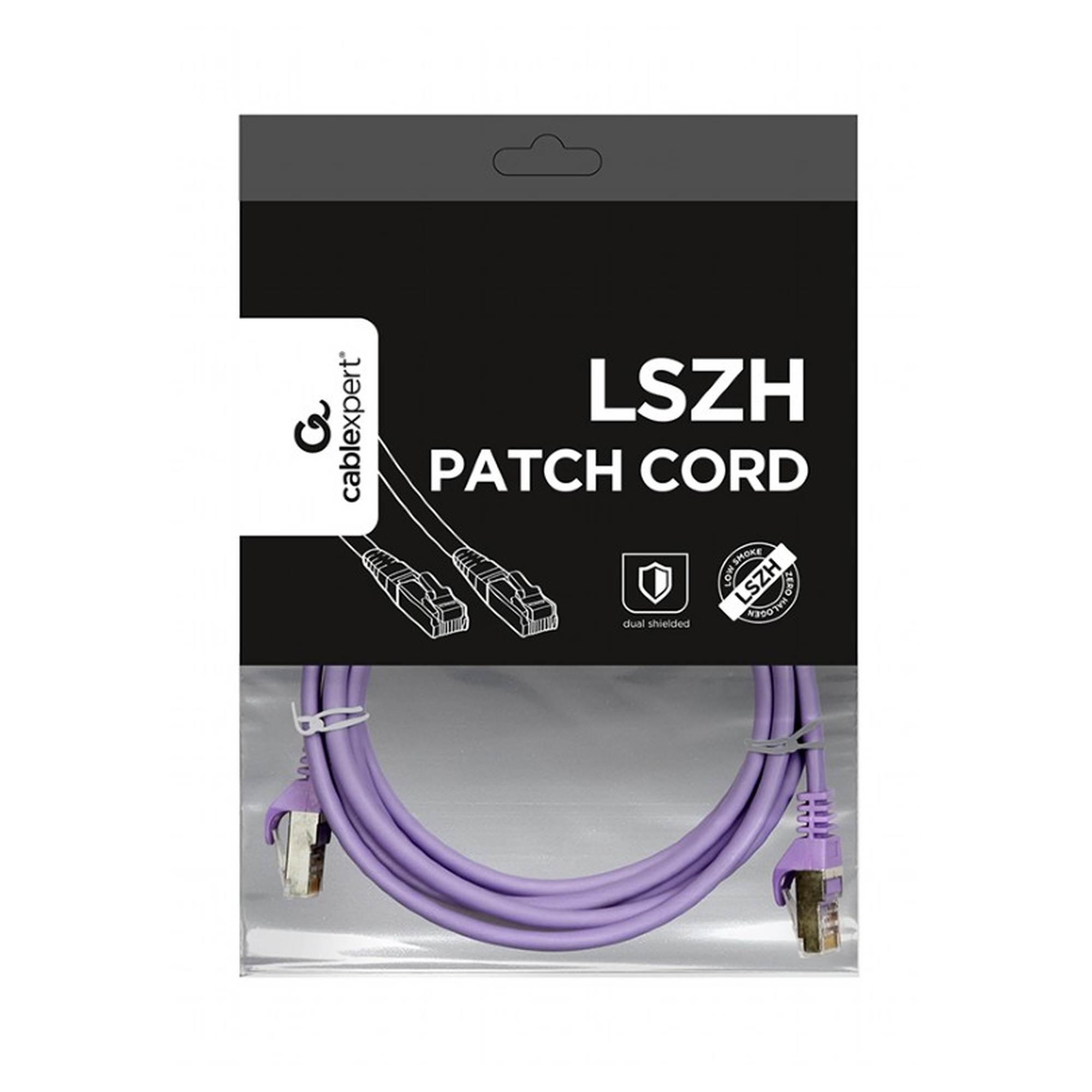 Купить Патч-корд Cablexpert 1м RJ-45 SSTP Cat 6a Фиолетовый (PP6A-LSZHCU-V-1M) - фото 2