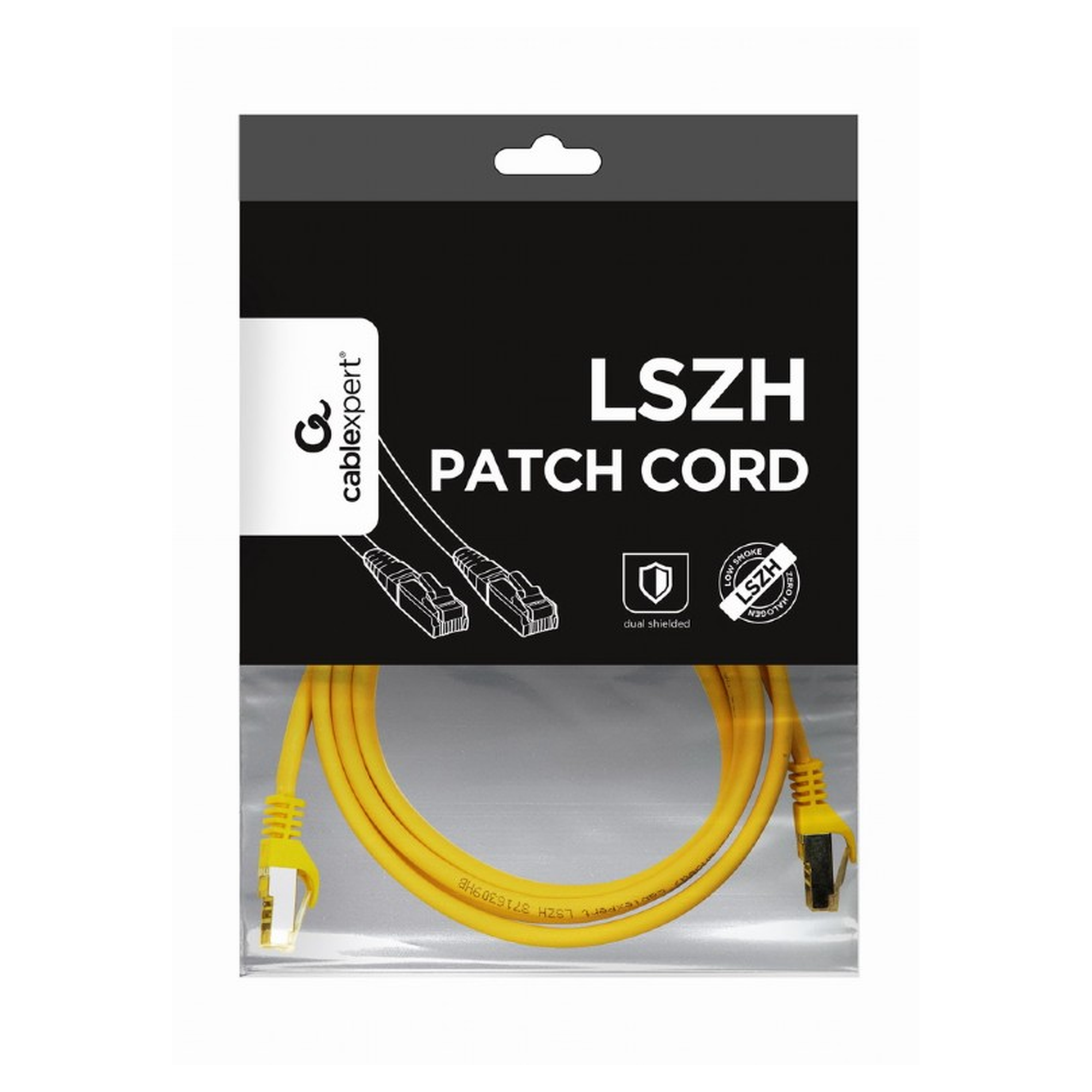 Купить Патч-корд Cablexpert 2м RJ-45 SSTP Cat 6a Желтый (PP6A-LSZHCU-Y-2M) - фото 2