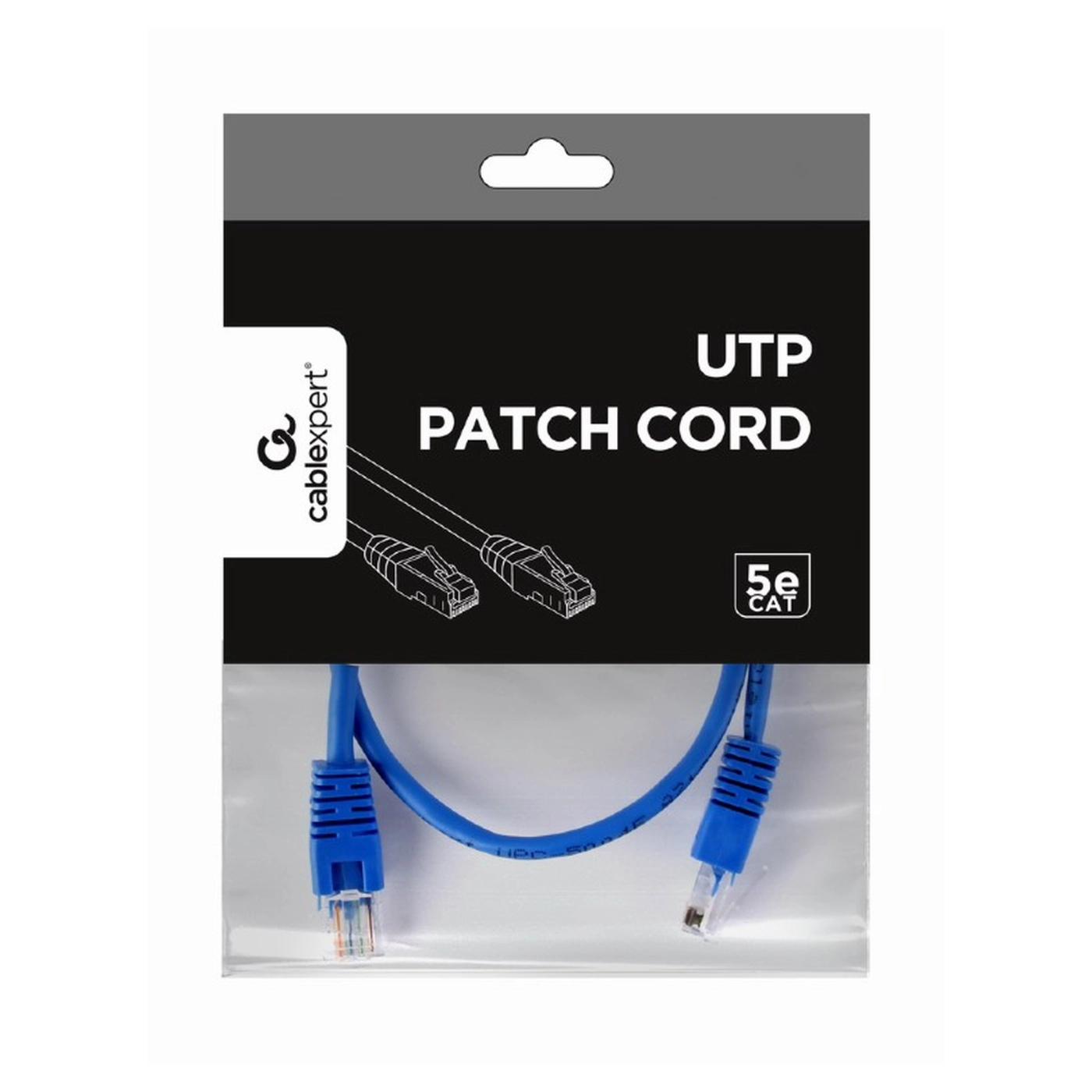 Купить Патч-корд Cablexpert 0.5м RJ-45 UTP Cat 5e Голубой (PP12-0.5M/B) - фото 3