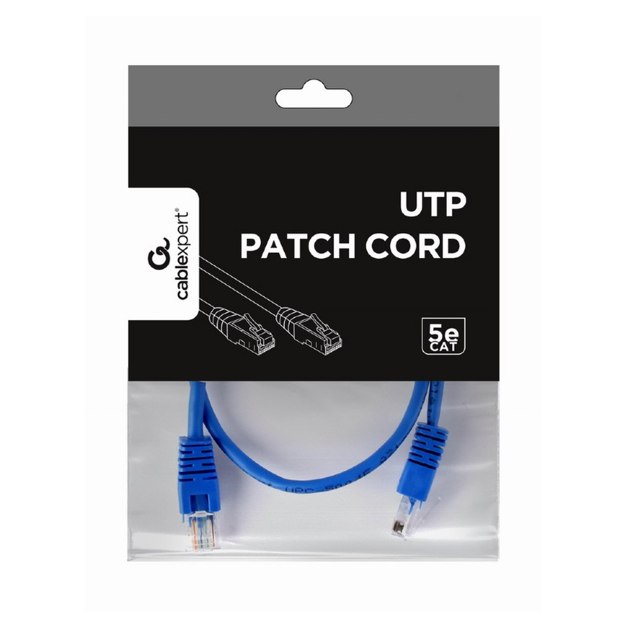 Купить Патч-корд Cablexpert 0.5м RJ-45 UTP Cat 5e Голубой (PP12-0.5M/B) - фото 3
