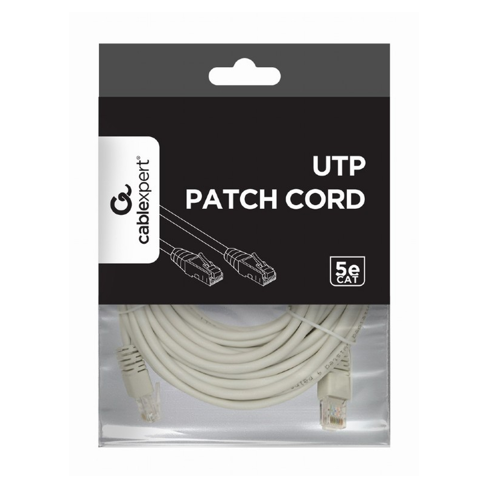 Купить Патч-корд Cablexpert 1м RJ-45 UTP Cat 5e Серый (PP12-1M) - фото 3