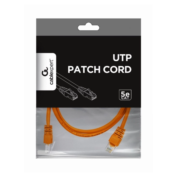 Купити Патч-корд Cablexpert 1м RJ-45 UTP Cat 5e Помаранчевий (PP12-1M/O) - фото 2