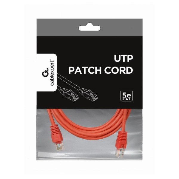Купить Патч-корд Cablexpert 3м RJ-45 UTP Cat 5e Красный (PP12-3M/R) - фото 3