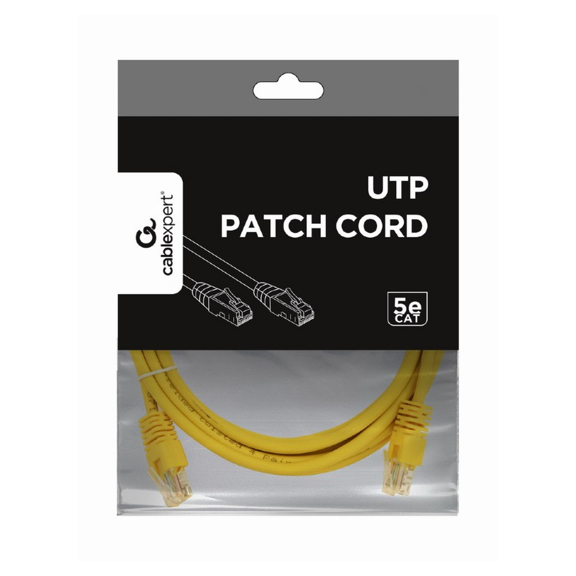 Купити Патч-корд Cablexpert 3м RJ-45 UTP Cat 5e Жовтий (PP12-3M/Y) - фото 3