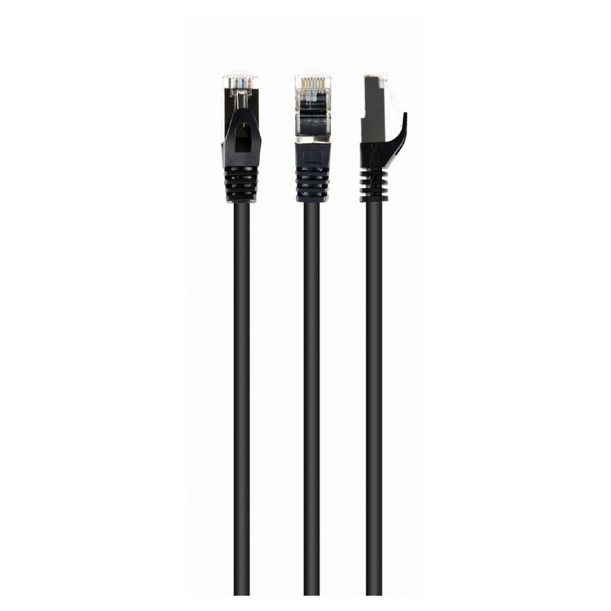 Купити Патч-корд Cablexpert 0.5м RJ-45 SSTP Cat 6a Чорний (PP6A-LSZHCU-BK-0.5M) - фото 1