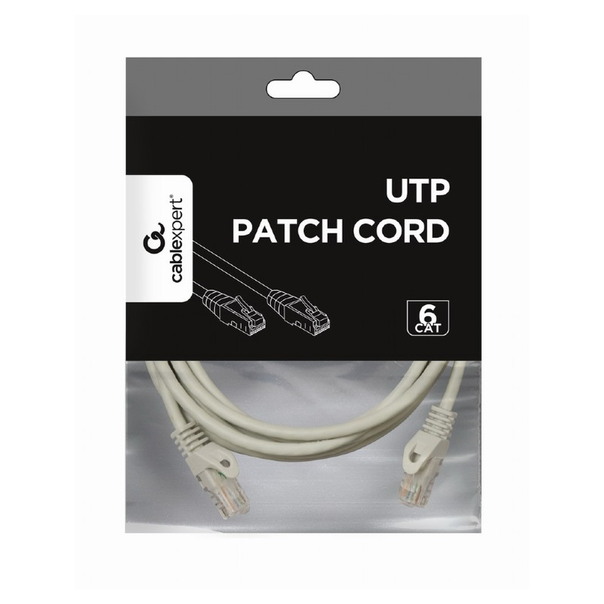 Купити Патч-корд Cablexpert 3м RJ-45 UTP Cat 6 Сірий (PP6U-3M) - фото 2