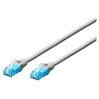 Купить Патч-корд DIGITUS 0.25м RJ-45 UTP Cat 5e Серый (DK-1511-0025) - фото 1