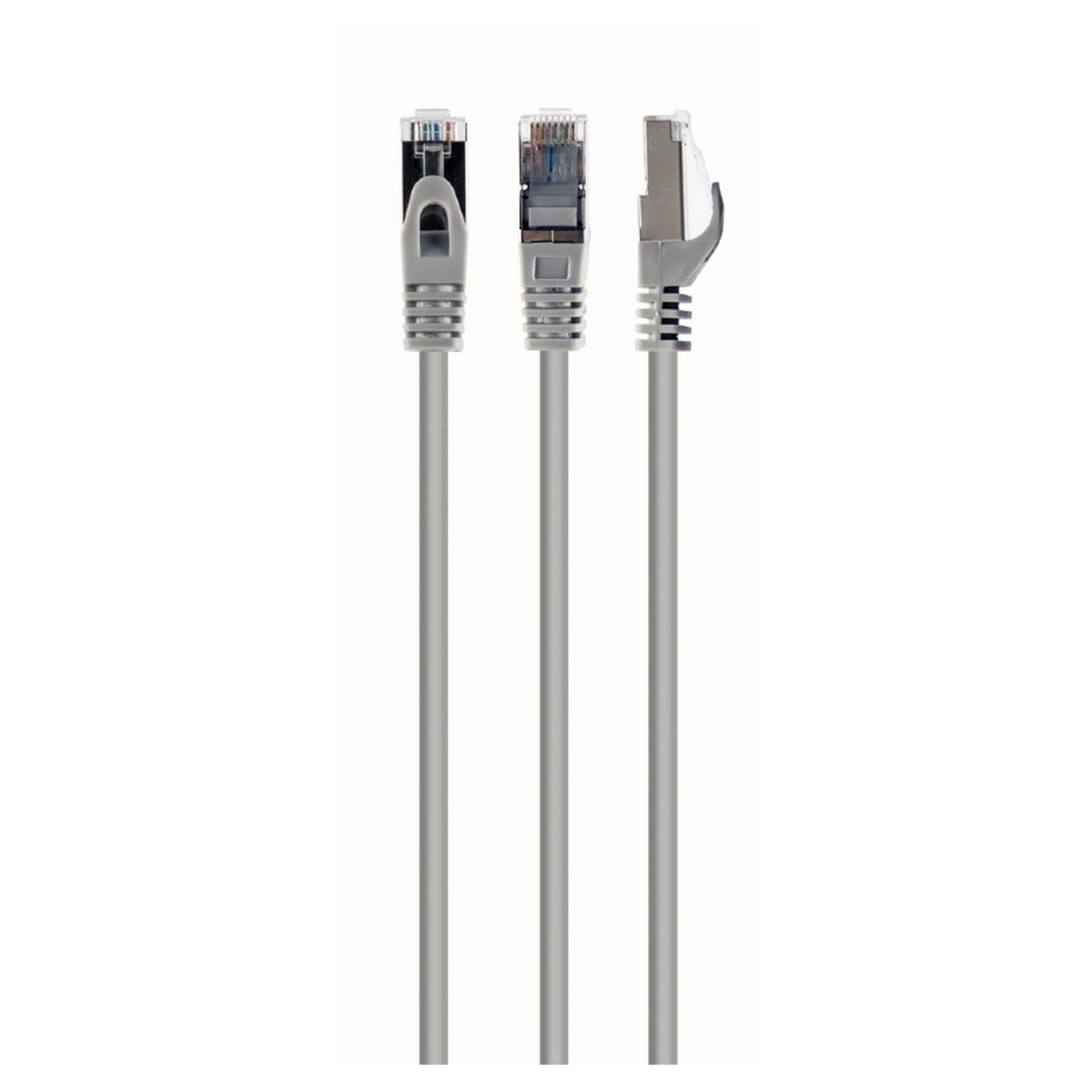 Купить Патч-корд Hypernet 1м RJ-45 SSTP Cat 6a Серый (PP6A-LSZHCU-1M) - фото 1