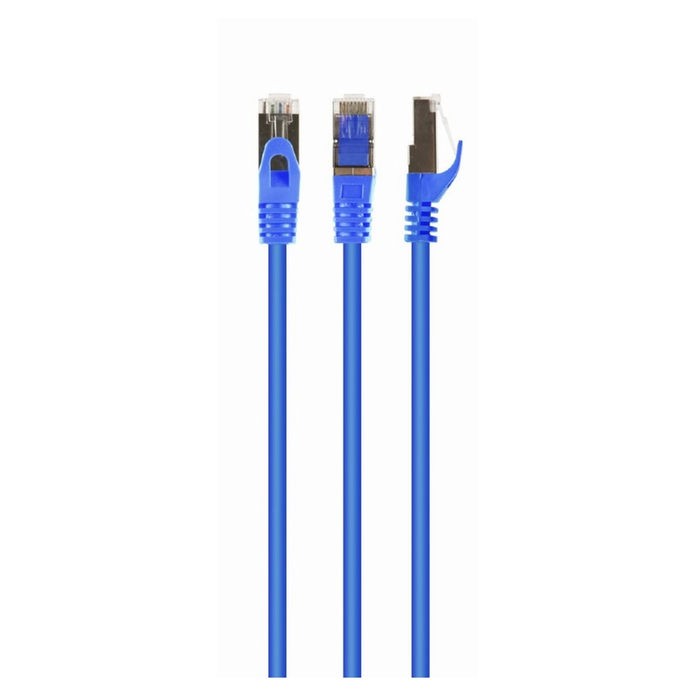 Купить Патч-корд Hypernet 1м RJ-45 SSTP Cat 6a Синий (PP6A-LSZHCU-B-1M) - фото 1