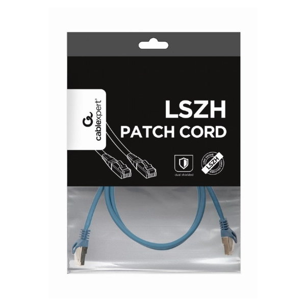 Купить Патч-корд Hypernet 1м RJ-45 SSTP Cat 6a Синий (PP6A-LSZHCU-B-1M) - фото 2