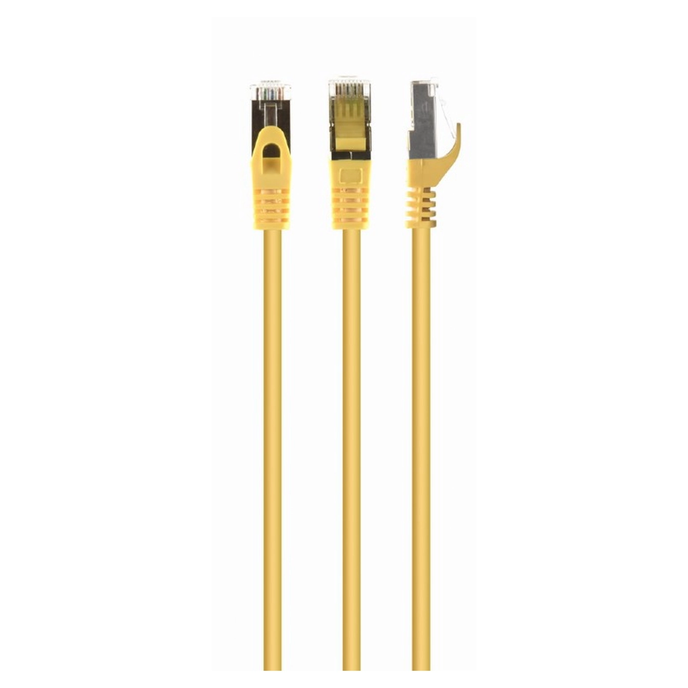 Купить Патч-корд Cablexpert 0.5м RJ-45 SSTP Cat 6a Желтый (PP6A-LSZHCU-Y-0.5M) - фото 1