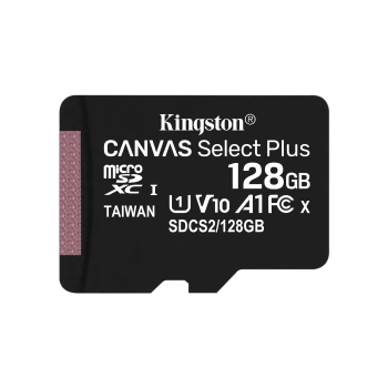 Купити Карта пам'яті Kingston microSDXC 128GB Canvas Select Plus C10 UHS-I U1 V10 A1 (SDCS2/128GBSP) - фото 1