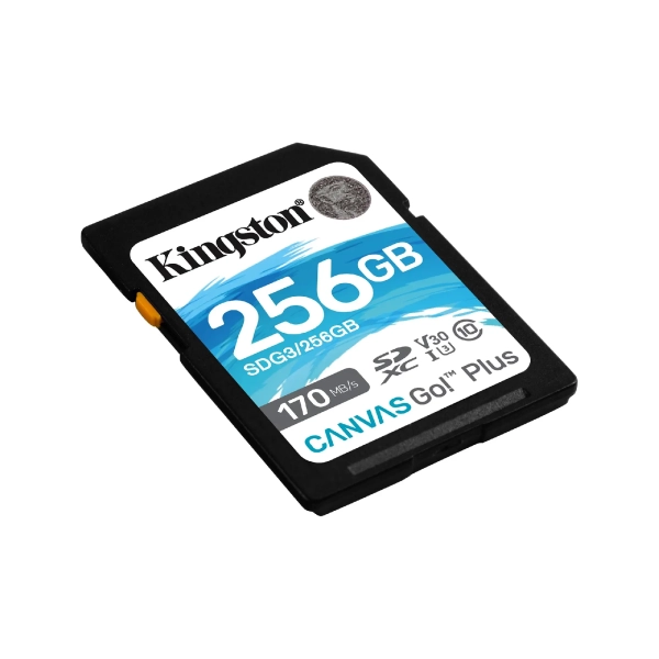 Купити Карта пам'яті Kingston SDXC 256GB Canvas Go! Plus C10 UHS-I U3 V30 (SDG3/256GB) - фото 2