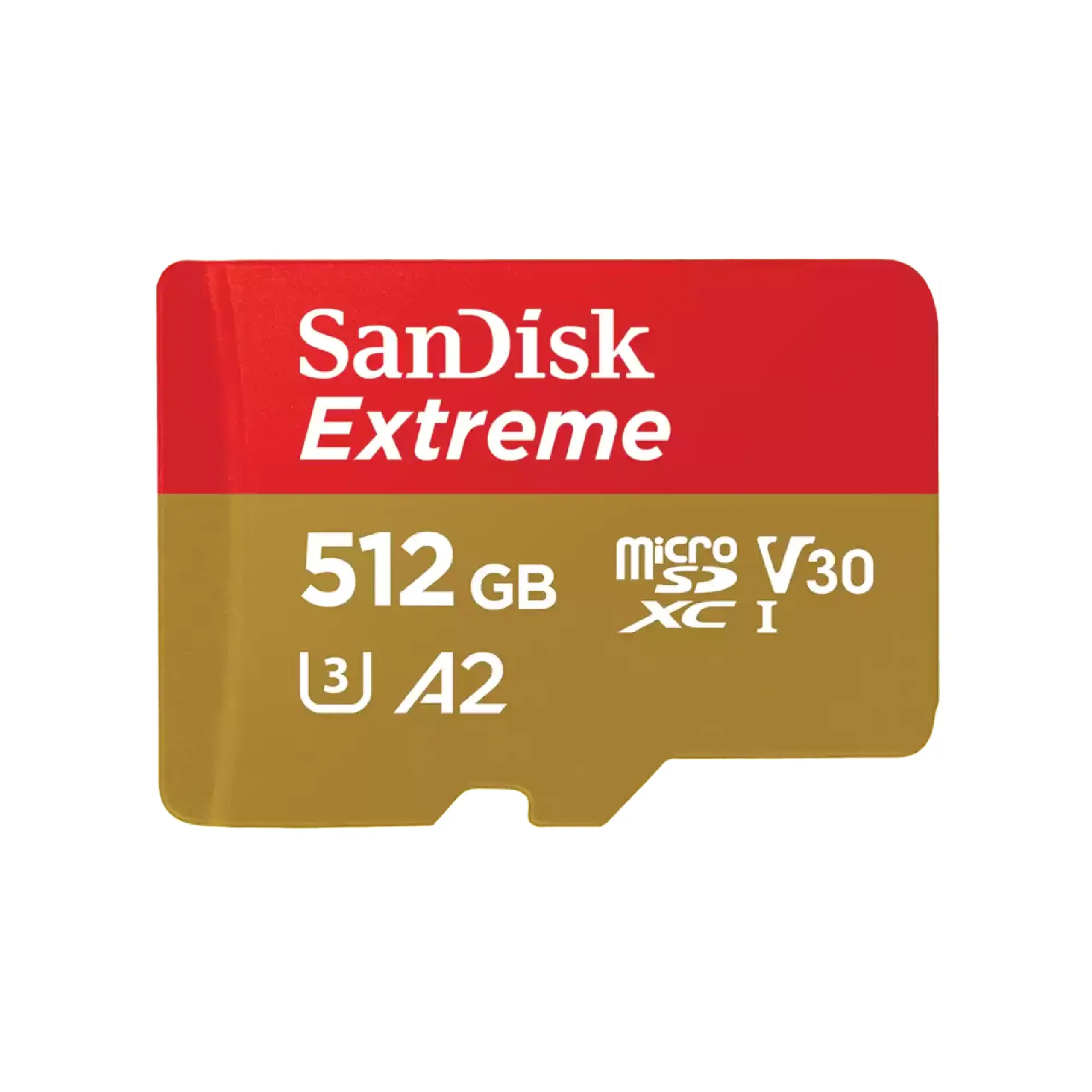 Купити Карта пам'яті SanDisk microSDXC 512GB Extreme C10 UHS-I U3 V30 A2 + SD-адаптер (SDSQXAV-512G-GN6MA) - фото 1