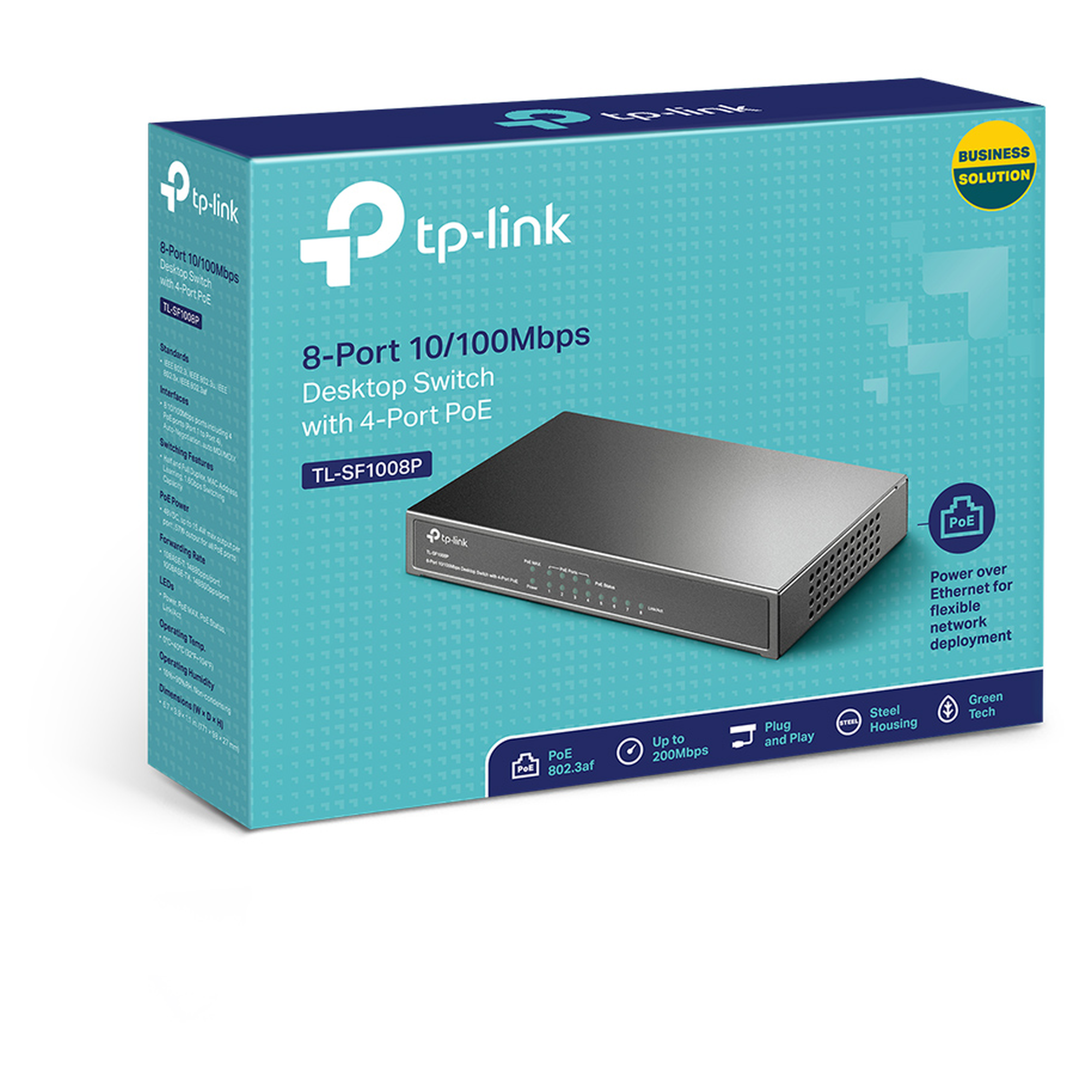 Купити Комутатор TP-LINK TL-SF1008P - фото 5