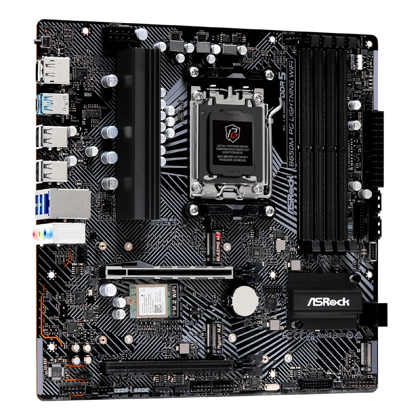 Купить Материнская плата ASRock B650M PG Lightning WiFi - фото 3