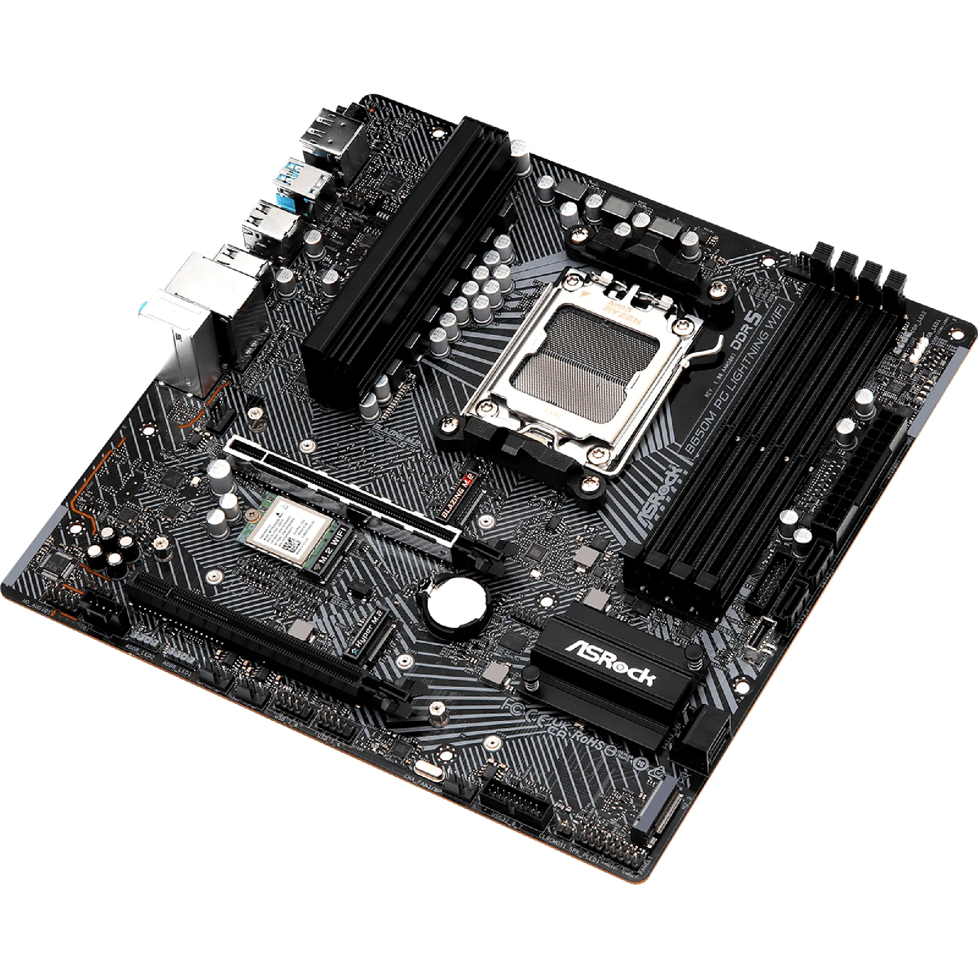 Купить Материнская плата ASRock B650M PG Lightning WiFi - фото 4