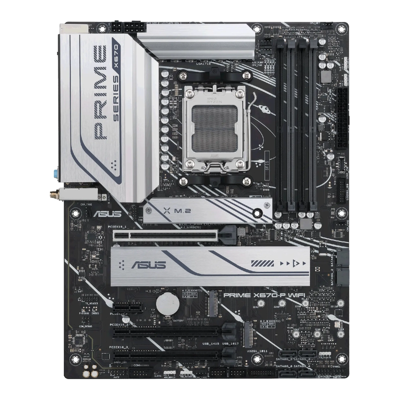 Купить Материнская плата ASUS PRIME X670-P WIFI - фото 2