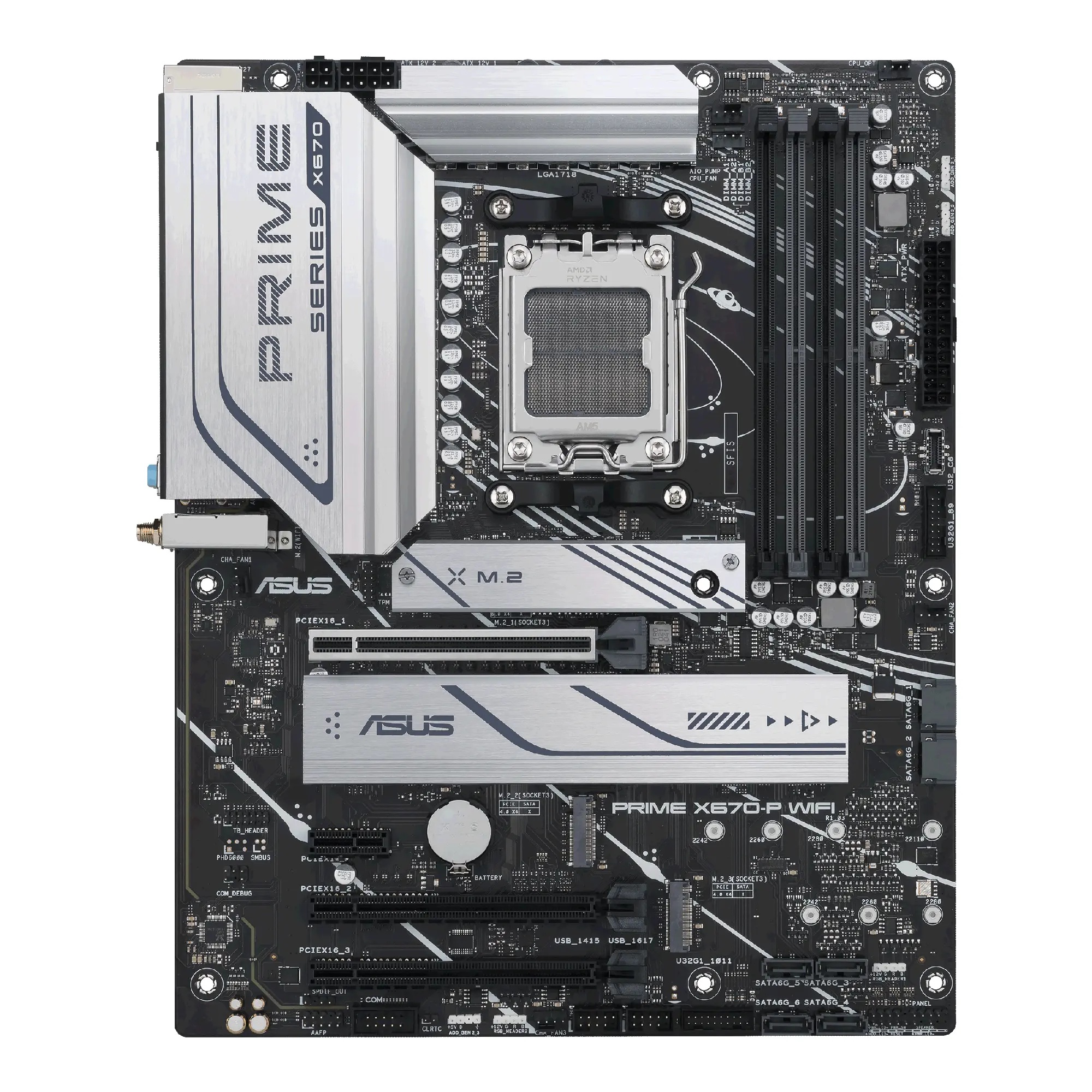 Купить Материнская плата ASUS PRIME X670-P WIFI - фото 2