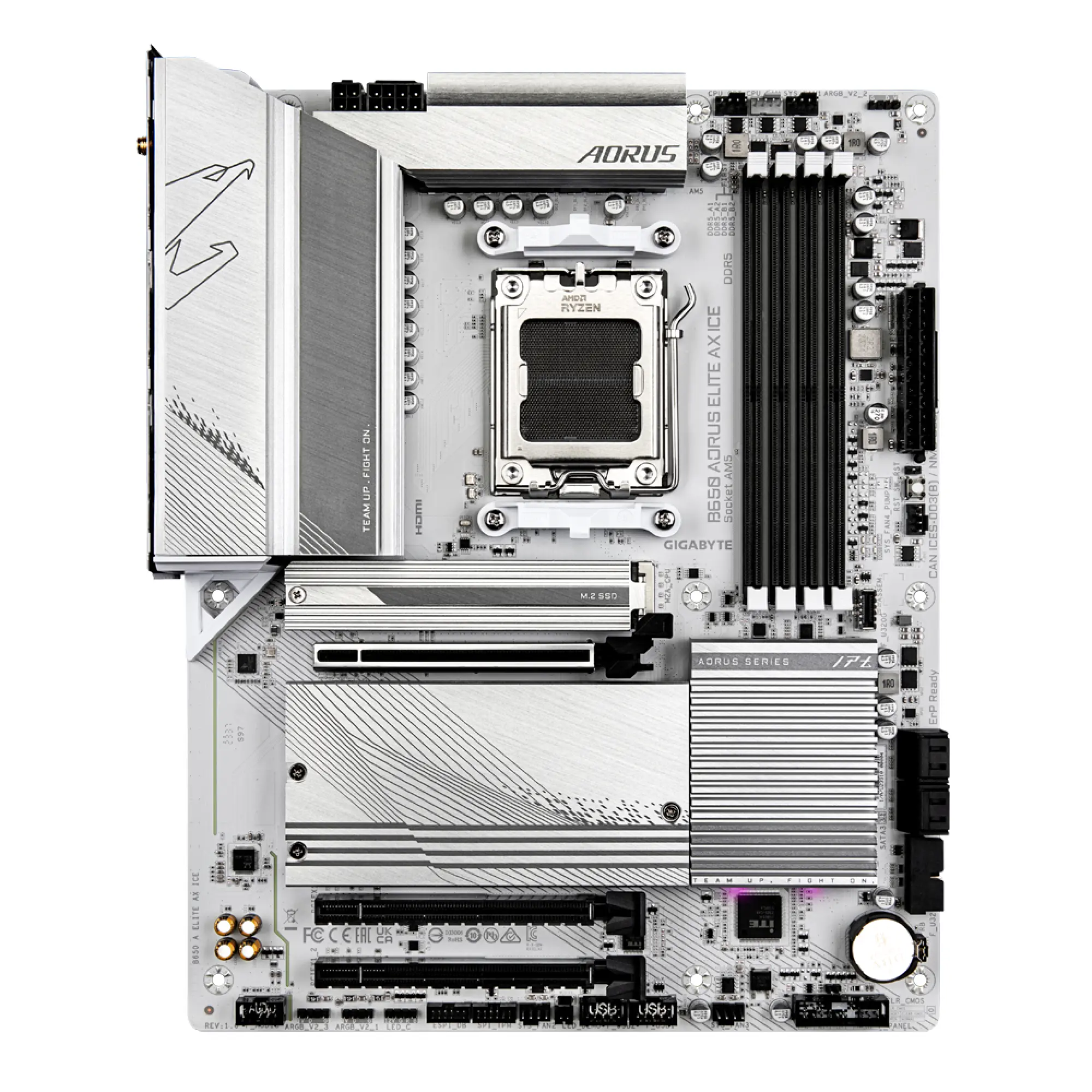 Купить Материнская плата GIGABYTE B650 AORUS ELITE AX ICE - фото 2